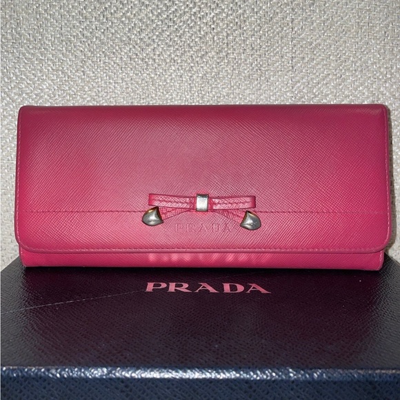 Prada leather clutch long wallet All Inclusive - Picture 2 of 11